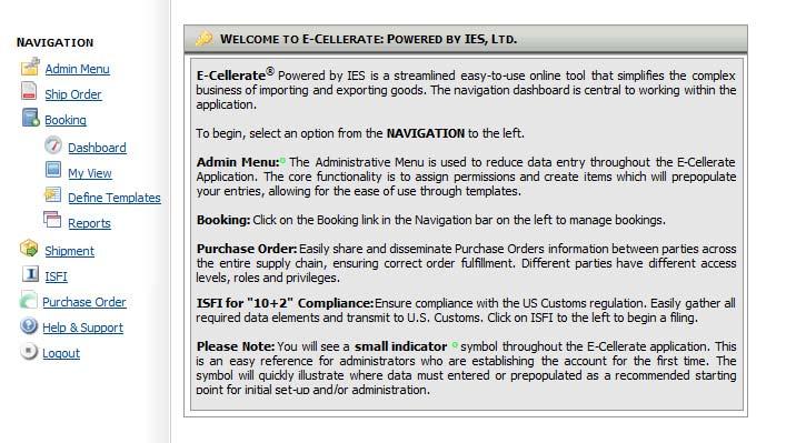 ecellerate Booking Module This manual provides a general overview of the IES ecellerate Booking module.