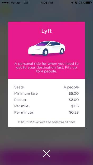 Pricing Passengers can view up-to-date pricing information on our public website at lyft.