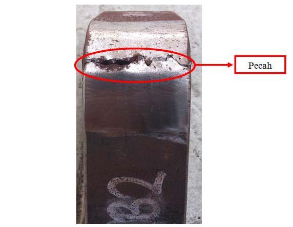 Figure-12. Surface condition of specimen of wet-welded joint using E-6019 electrode after: face bend test root bend test. Figure-13.
