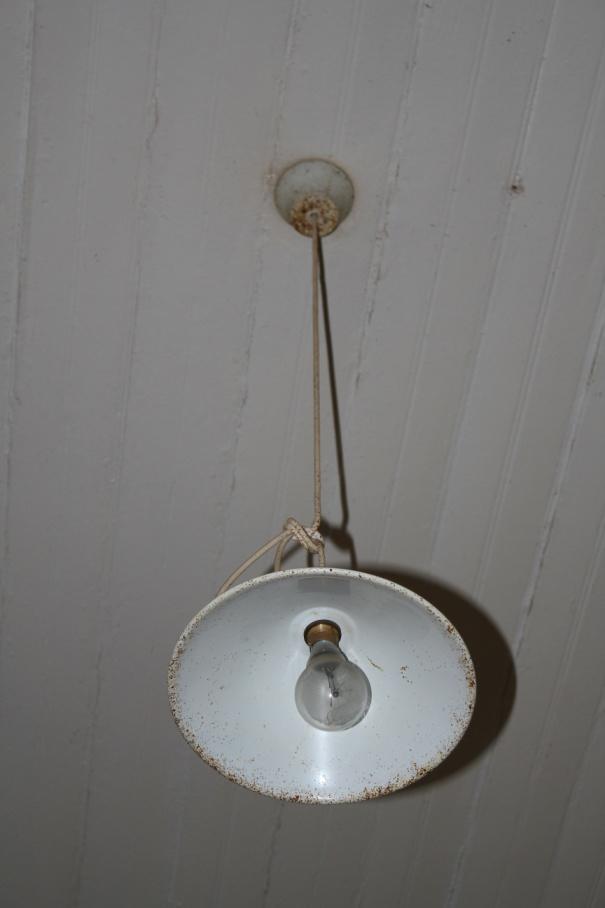 Old light fittings were