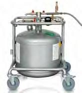 CryoMILL LN 2 container For safe and comfortable operation of the CryoMill, RETSCH provides an autofill system for liquid nitrogen which is available with a 50 liter container (for up to 20-30