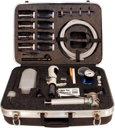 Portable Fluid Analysis Kit The Kit includes the following components: Manual page (of ) page (of ) 9 7 8 7 8 Item# Description Qty Item# Description Qty Solvent dispensing bottle filters Scissors