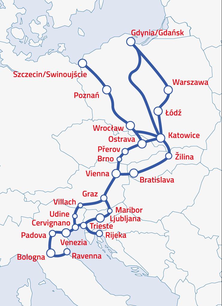 Baltic-Adriatic Corridor and the Oder Waterway The plans of OT Logistics related to the development of the Baltic-Adriatic transport corridor in line with the EU guidelines regarding the development