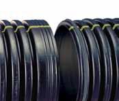 the new standard in drainage pipe Every day for over 50 years, Advanced Drainage Systems corrugated high-density polyethylene (HDPE) pipe has been building its reputation for economy, durability, and