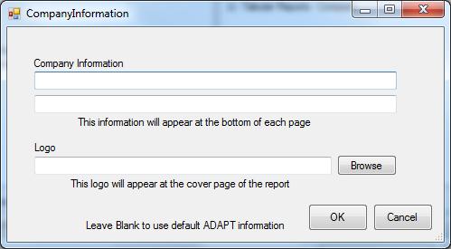 REPORTS Chapter 8 8.2 HOW TO CREATE A REPORT To create reports, go through the following steps: 1. First set the report to show your company information when you create the report documents.