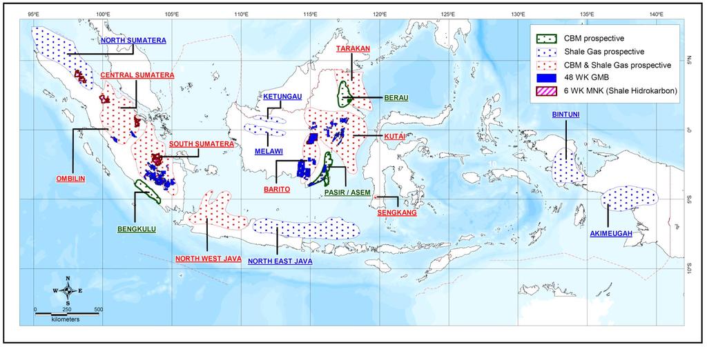 UNCONVENTIONAL OIL & GAS 48 PSC CMB 6 PSC Shale Gas Resources Coalbed