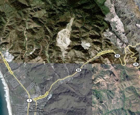 Apanolio Canyon Ox Mountain Landfill Source: Google Maps The waste disposal interests within the county could conceivably use recycling for 100% of its trash by 2020 as has been suggested by some.