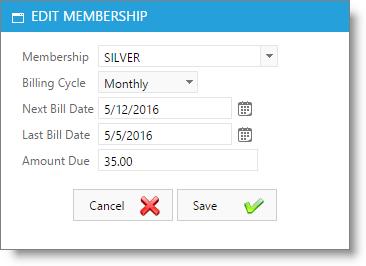 8 Envision Cloud Memberships Guide Cancel Membership Select this option if you would like to cancel the client's membership immediately.
