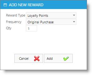 Renewal: Selecting this option will reward clients with this item after each billing cycle.
