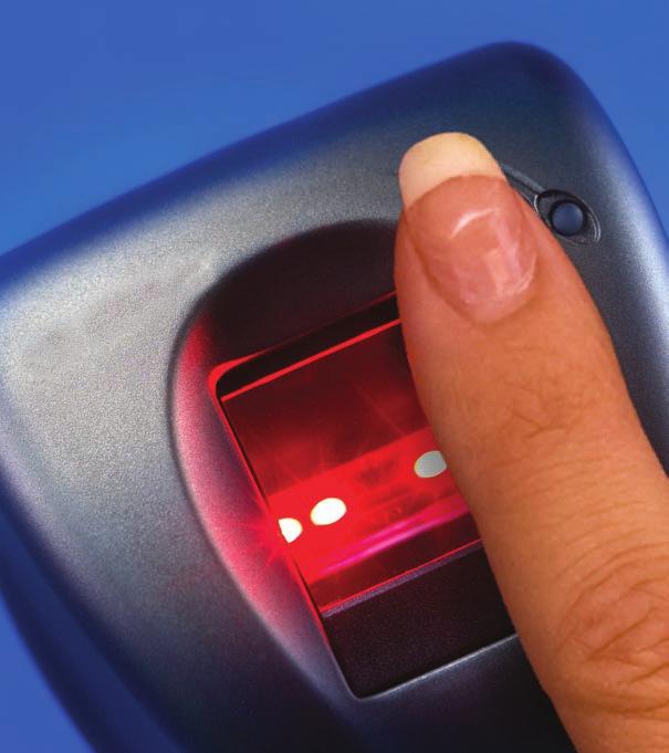 Biometric Fingerprint Check-In Fast, safe and cost effective Member simply places their finger on the sensor pad Reduces potential fraud because fingerprints cannot be shared like a barcode, key tag