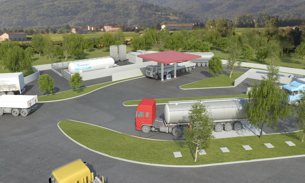 HIGHWAY LNG / L-CNG REFUELLING STATION: AN EXAMPLE STANDARD LNG / L-CNG ADDED IN EXISTING HIGHWAY