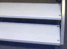 Stair Solutions - Covered Stair Treads Fibergrate Covered Stair Treads Designed as an alternative to the heavy, high-maintenance concrete or slippery metal steps, covered stair treads are designed