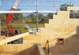 Specific end, lintel and underbeam elements for various openings facilitate the construction of the wall.