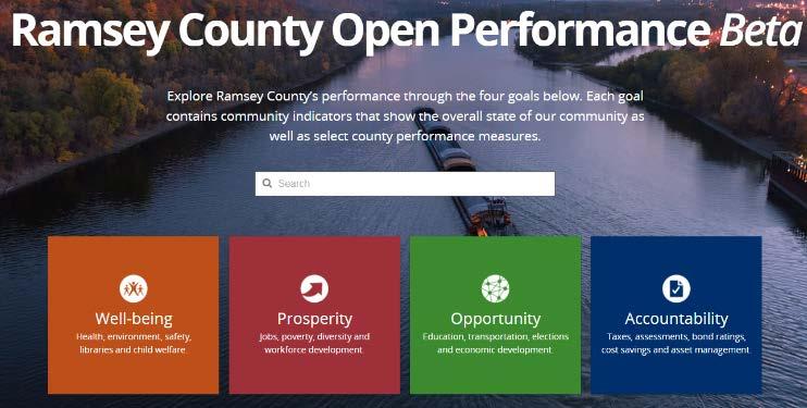 CHAPTER 11: PERFORMANCE MEASUREMENT Ramsey County is committed to identifying performance measures to monitor and evaluate policies and strategies identified in the Master Plan.