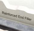 Enhanced UV protection minimising long-term discolouration Extends life expectancy Patented Thermal Membrane Robustness Reinforced end fillers add robustness and protection allowing handling and