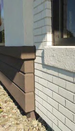 NEWBRICK IS A LIGHTWEIGHT INSULATED BRICK PRODUCT. It retains clay brick s classic size and appearance, with so much more. LIGHTWEIGHT! Only 2.45 lbs./sq. ft.