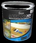 soluble water proofing system with a