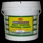 Quickset Watercrete Membranes & Pond Paints MULTI PURPOSE PATCHING CEMENT that sets in five minutes even underwater!