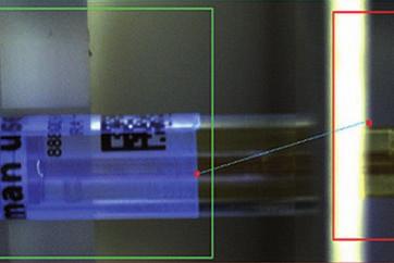 CHECK OF UV LABEL ON THE SYRINGE S BODY Software Licence: Programmable Measures CHECK OF SYRINGE