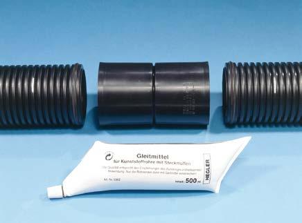 Simple Handling, Economic and Permanent Use Pipe joints Pipes are connected by couplings with tightness of the joint being ensured by special profiled seals.
