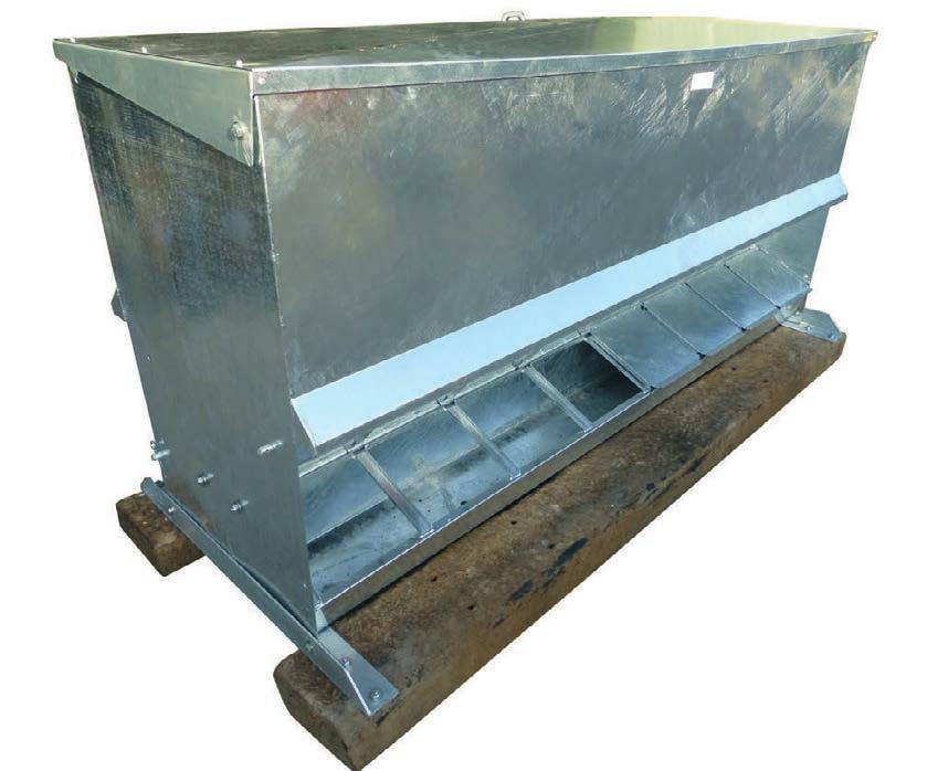 Steel Hoppers & Feed Troughs 50 YEARS We manufacture