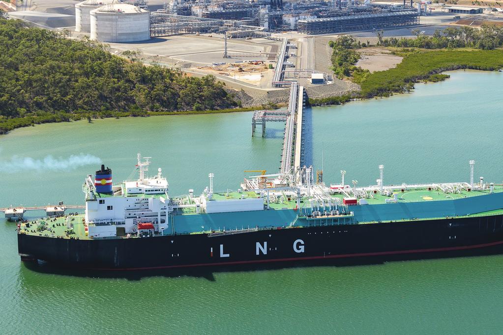 world. Overall production from the Project will be 8.9 million tonnes per annum (mtpa) of LNG, 1.6 mtpa of Liquefied Petroleum Gas, and 100,000 barrels a day of condensate at peak.