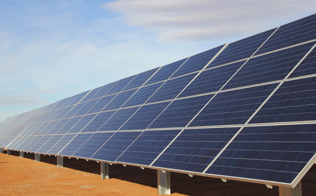 OUR ACTIVITIES IN AUSTRALIA EXPLORE AND PRODUCE INTEGRATED ALONG THE SOLAR VALUE CHAIN At Total, we believe that abundant, clean and renewable solar power is an important solution to rising energy