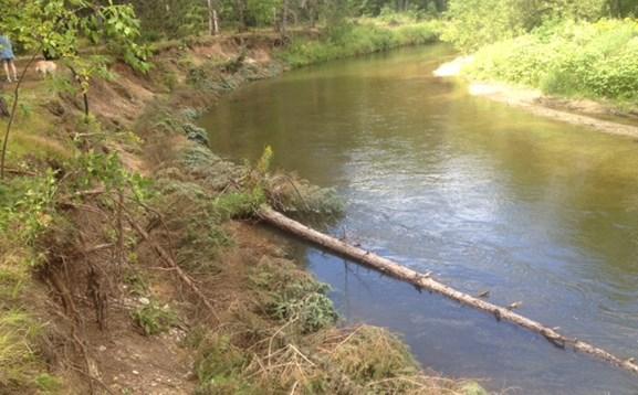 crossing of Fritz Creek was replaced with a larger elliptical culvert in