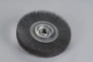 Bench Grinders and Deburring Machines Carbide Burrs Wheel Brush (WHB) NORMAL STEEL CRIMPED (NOSCW) - 1 ROW Shape D B A R ROW L Pack. Article Number Barcode WHB 100 11 12 20 0.