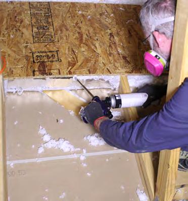 Notes: NOTICE: If attic has existing blow-in insulation, block