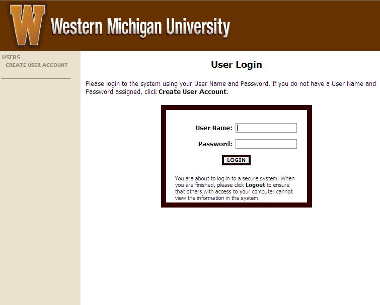 GETTING STARTED Hiring agents must create a user account to review posting and application materials. After entering the URL (www.wmujobs.