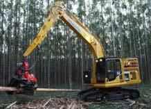 with Komatsu machine (CETC1) (ADC) 2012 PC200F-8 harvester