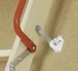 FEATURES beige hatch lock Small weight and innovative way of hatch fastening with so-called click allows for ladder