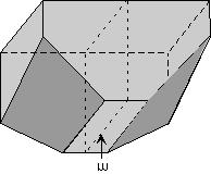 Example 3. A dipyramid has at least 6 faces that meet in points at opposite ends of the crystal. These faces can completely enclose space, so a dipyramid is closed form.