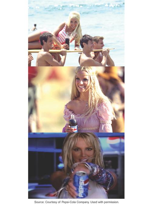 Pepsi used pop star Brittany