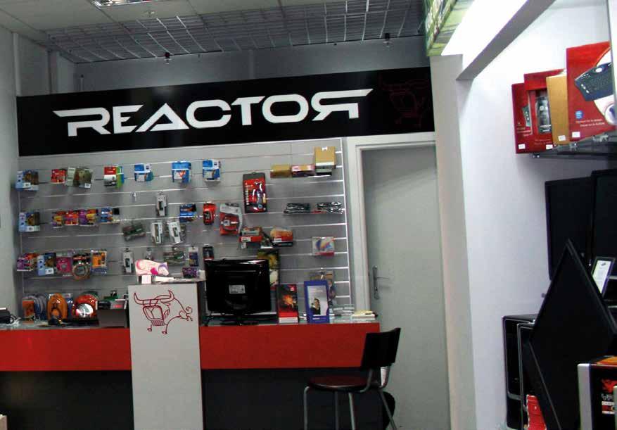 MORE THAN 10 YEARS ON THE MARKET The chain of REACTOR stores has been operating on the market since 2004.