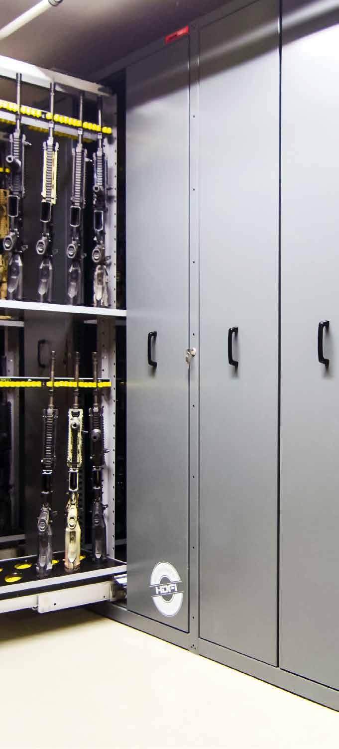 Modern weapon storage systems are configurable and scaleable