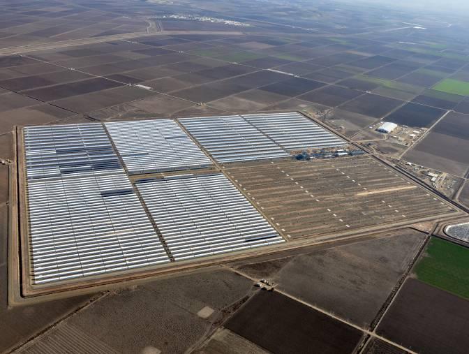 Concentrated Solar Power power plant today Lebrija 1, Spain Capacity of 50 MW Parabolic trough technology