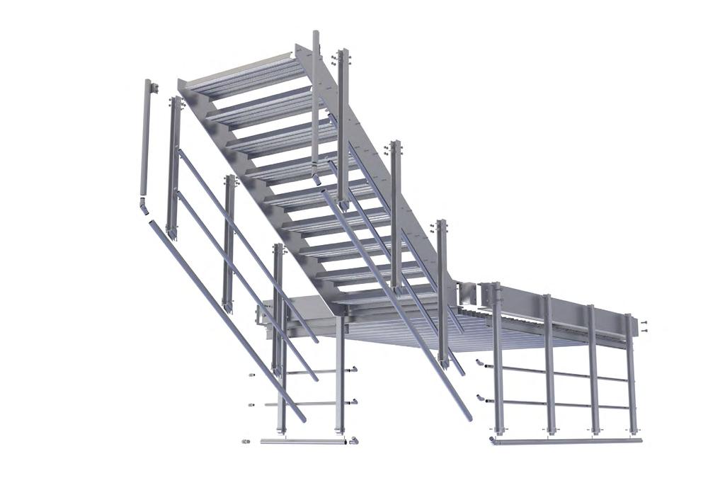 EXPLODED VIEWS OF QUICKLOCK TM ALUMINIUM HANDRAIL & WALKWAY SYSTEM STRAIGHT SECTION TO STAIR CONTACT US SINGAPORE Aluminium Offshore Pte Ltd 2 International Business Park #02-25 The Strategy Tower 2