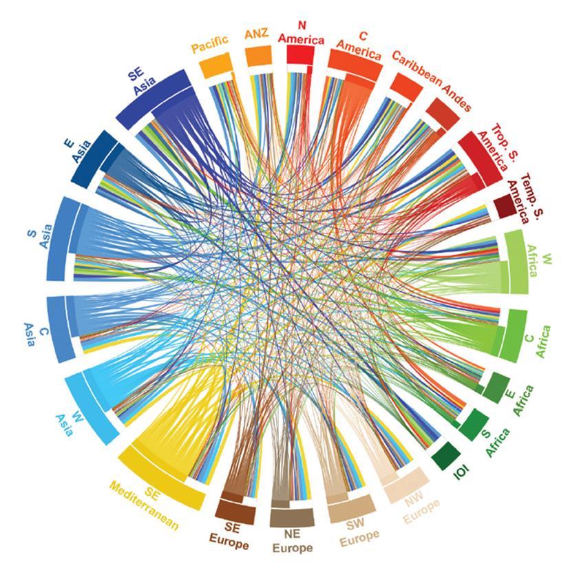 spectrum of ex situ PGR conservation actors high global interdependence