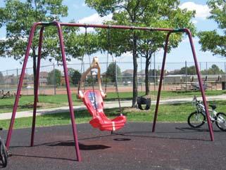elevated platforms. The number and variety of ground-level play components required to be an accessible route is determined by the number of elevated play components provided in the playspace.