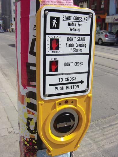 3.5 Accessible Pedestrian Signals 3.5.1 Provision a. provide accessible pedestrian signals that comply with: i.
