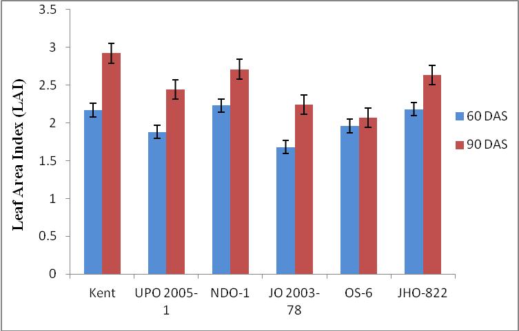 Siloriya et al. 429 Figure 1. Leaf Area Index (LAI) influenced by different varieties of oat. Figure 2. Crop growth rate (CGR) influenced by different varieties of oat.
