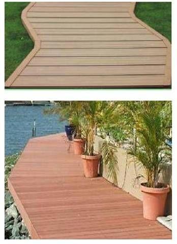 Curve Solution Zhengyuan WPC outdoor decking can not be installed in a straight road, but also can be installed in a curve, you