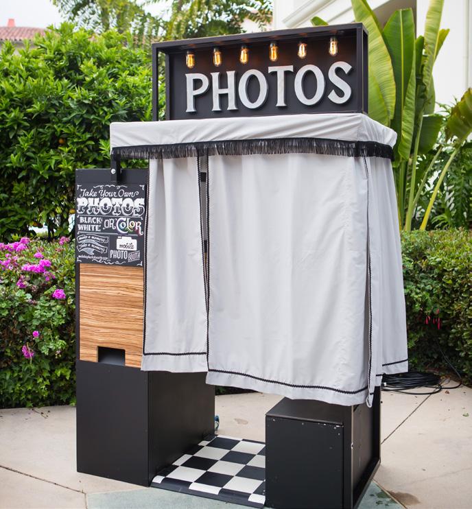 CUSTOM MINI-EVENT Branded photobooth/flipbook Valet parking, ability to provide an item in vehicle