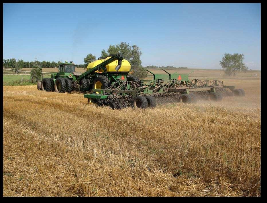 Most cover crops are currently seeded after a short-season crop such