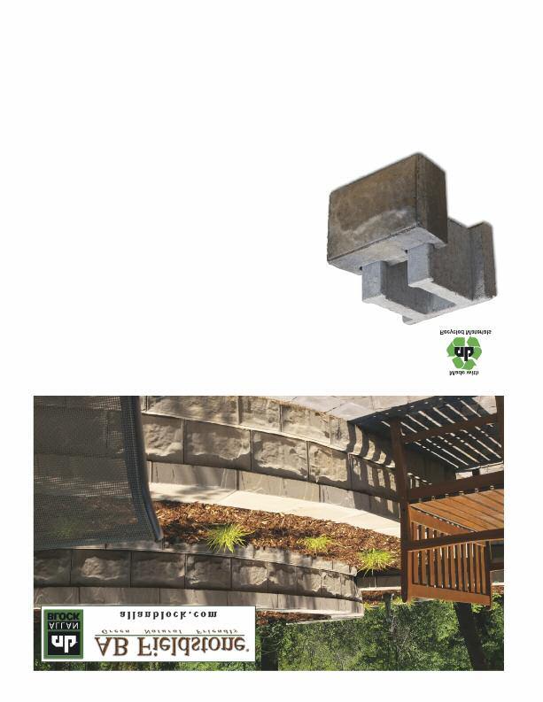 AB Fieldstone Collection The First Eco-Friendly Concrete Retaining Wall System AB Fieldstone is an innovative new concept in the manufacture and use of segmental retaining wall (SRW) systems.
