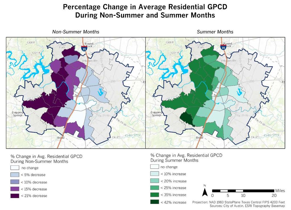 These results draw attention to the potential reasons for which these particular zip codes are observing greater percent decreases and increases compared to their three-year average.