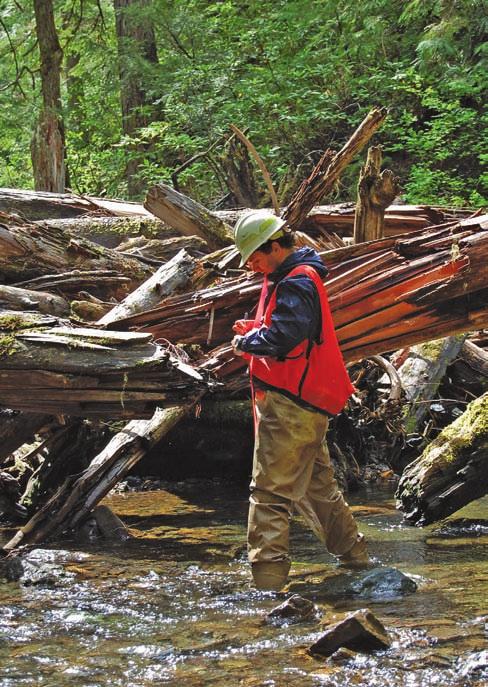 GENERAL TECHNICAL REPORT PNW-GTR-856 Steve Lanigan Steve Lanigan Figure 8 Large pieces of wood in the stream channel were counted in each sampled stream reach.