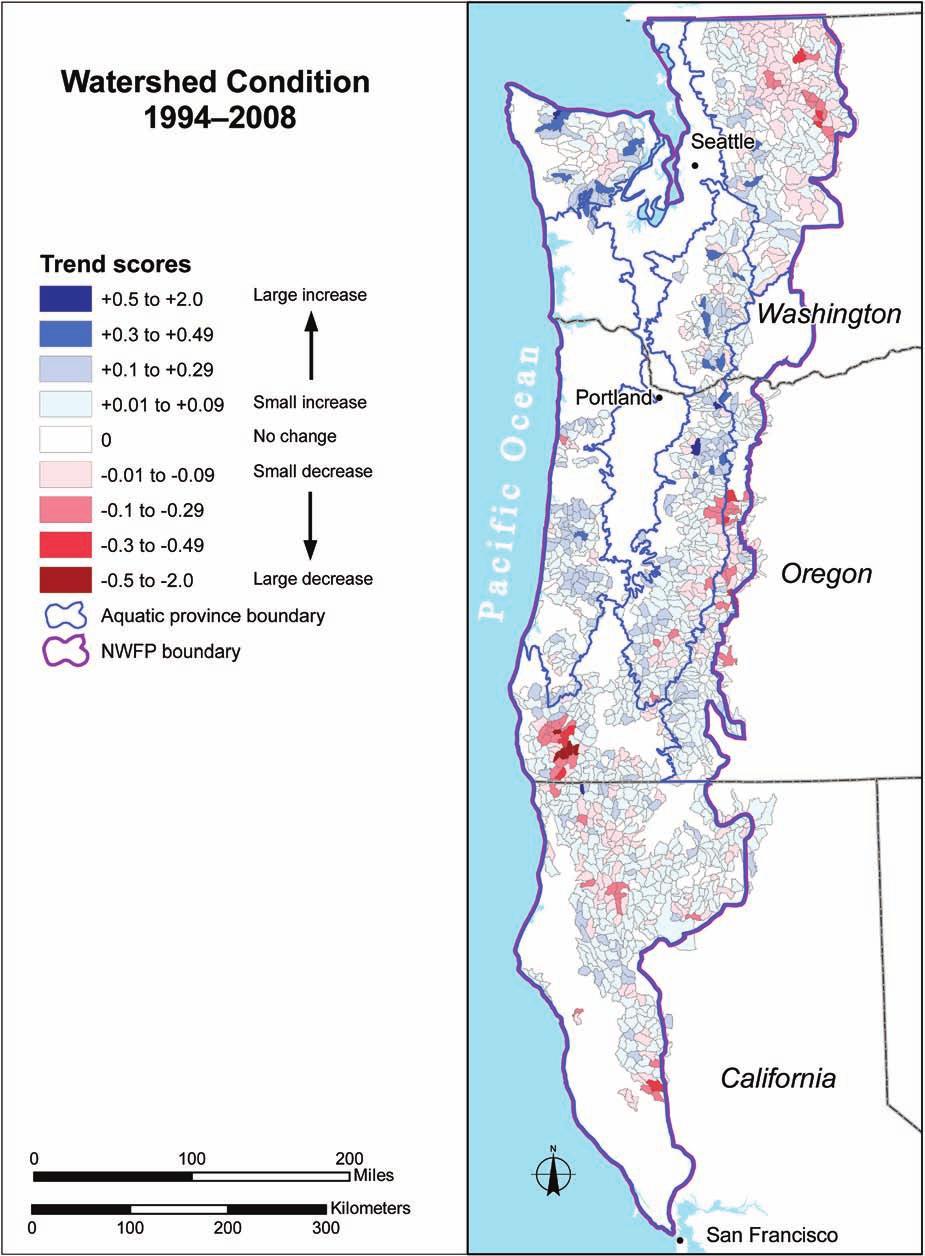 Northwest Forest Plan the First 15 Years (1994 2008): Watershed Condition